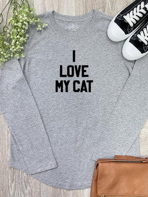 I Love My Cat Olivia Long Sleeve Tee