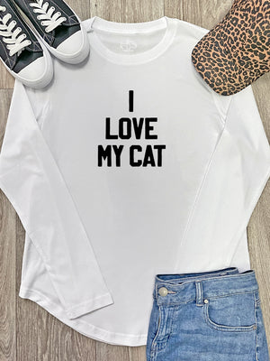 I Love My Cat Olivia Long Sleeve Tee