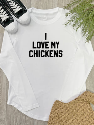 I Love My Chickens Olivia Long Sleeve Tee