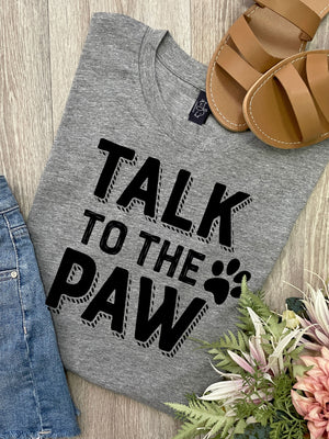 Talk to The Paw Ava Women's Regular Fit Tee