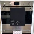 Dachshund Tea Towel