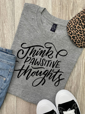 Think Pawsitive Thoughts Ava Women's Regular Fit Tee