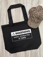 Warning Sign! Easily Distracted By... Customisable Stella Tote Bag