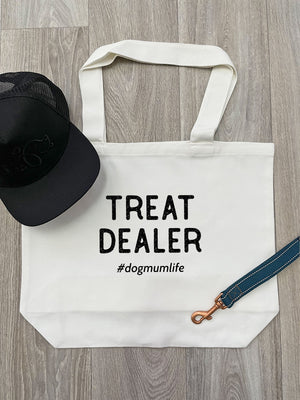 Treat Dealer Customisable Cotton Canvas Shoulder Tote Bag