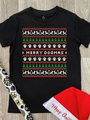 Merry Dogmas Ugly Sweater Youth Tee