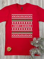 Merry Dogmas Ugly Sweater Essential Unisex Tee