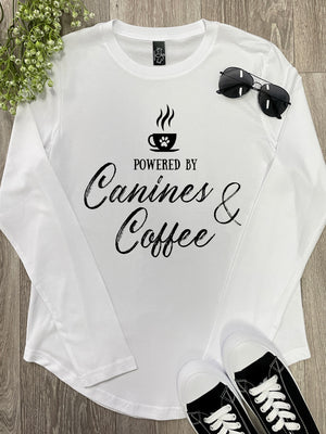 Canines & Coffee Olivia Long Sleeve Tee