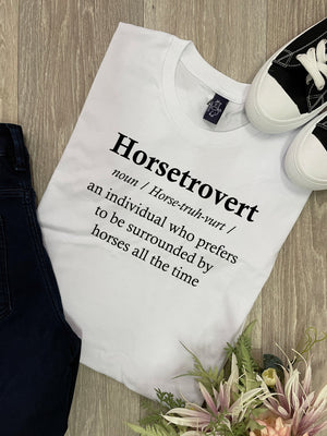 Horsetrovert Ava Women's Regular Fit Tee