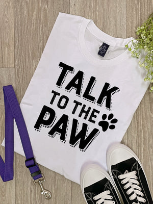 Talk to The Paw Ava Women's Regular Fit Tee