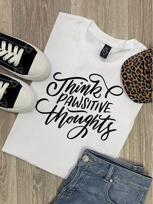 Think Pawsitive Thoughts Ava Women's Regular Fit Tee