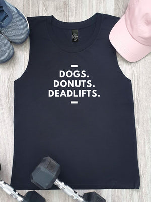 Dogs. Donuts. Deadlifts. Marley Tank