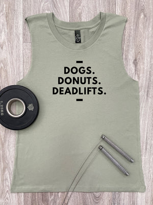 Dogs. Donuts. Deadlifts. Marley Tank