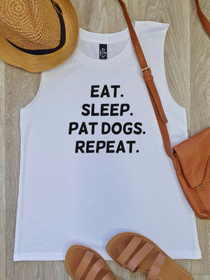 Eat. Sleep. Pat Dogs. Repeat. Marley Tank