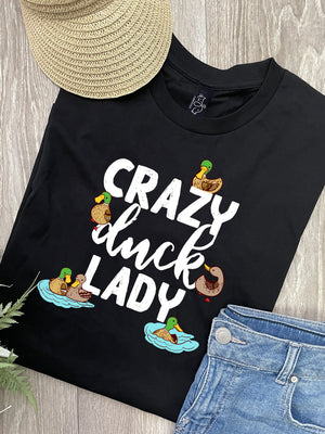 Crazy Duck Lady Ava Women's Regular Fit Tee