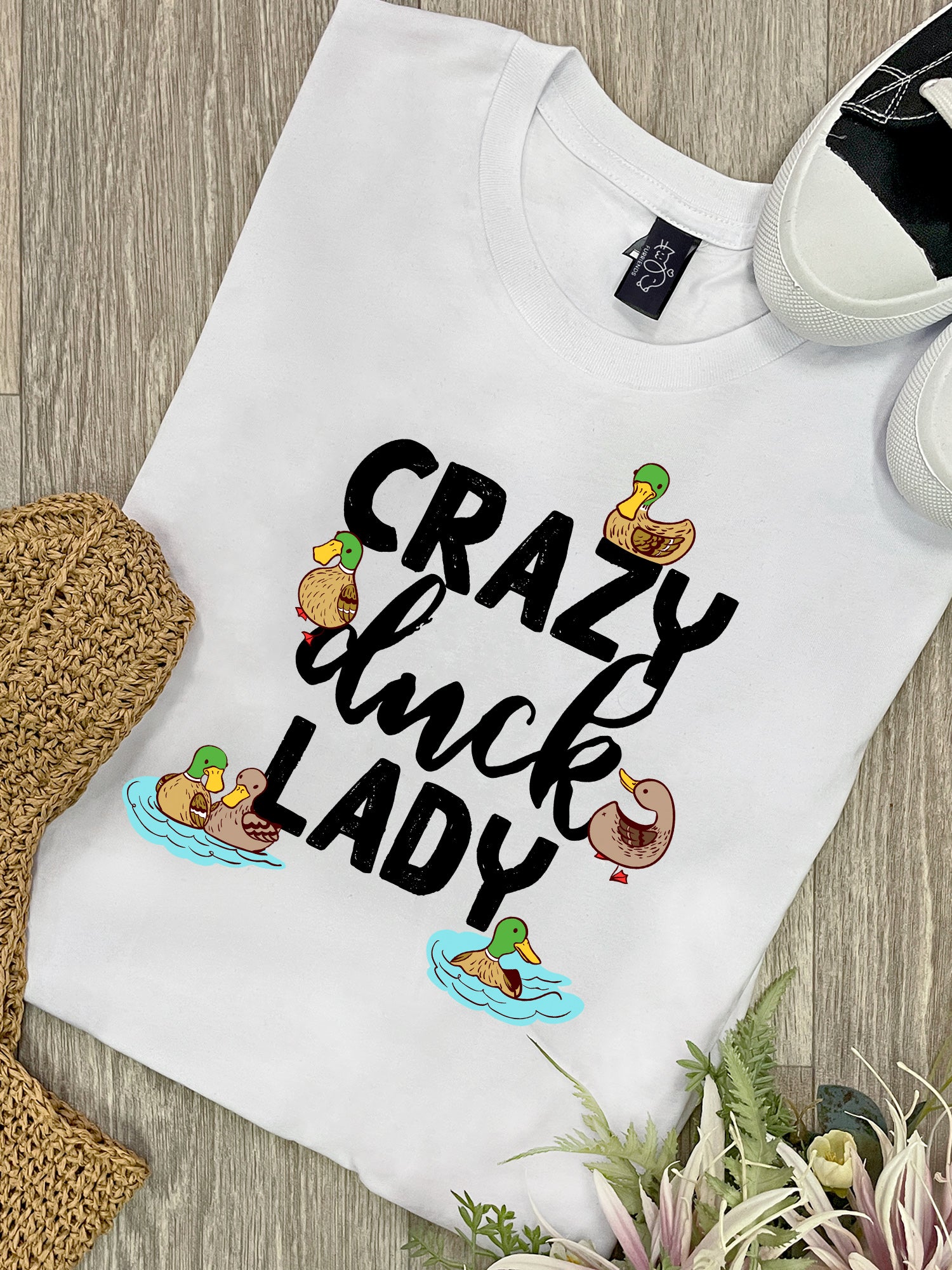 Crazy Duck Lady Ava Women's Regular Fit Tee