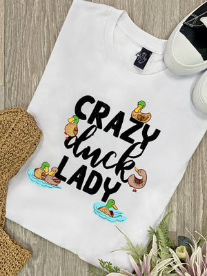 Crazy Duck Lady Ava Women's Regular Fit Tee