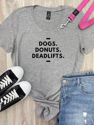Dogs. Donuts. Deadlifts. Chelsea Slim Fit Tee
