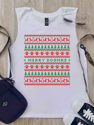 Merry Dogmas Ugly Sweater Marley Tank