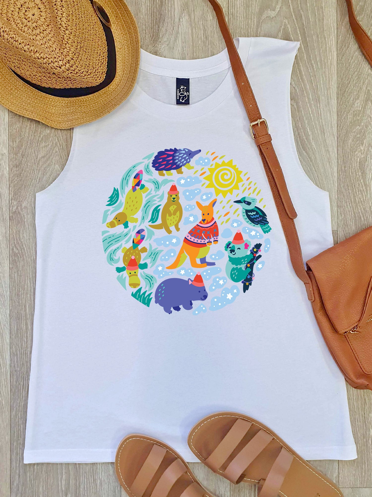 Christmas Wildlife Marley Tank