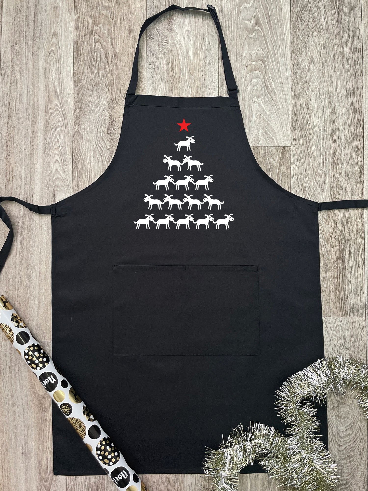 K9 Christmas Tree Bib Apron