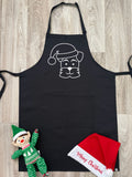 Eggnog The Dog Bib Apron