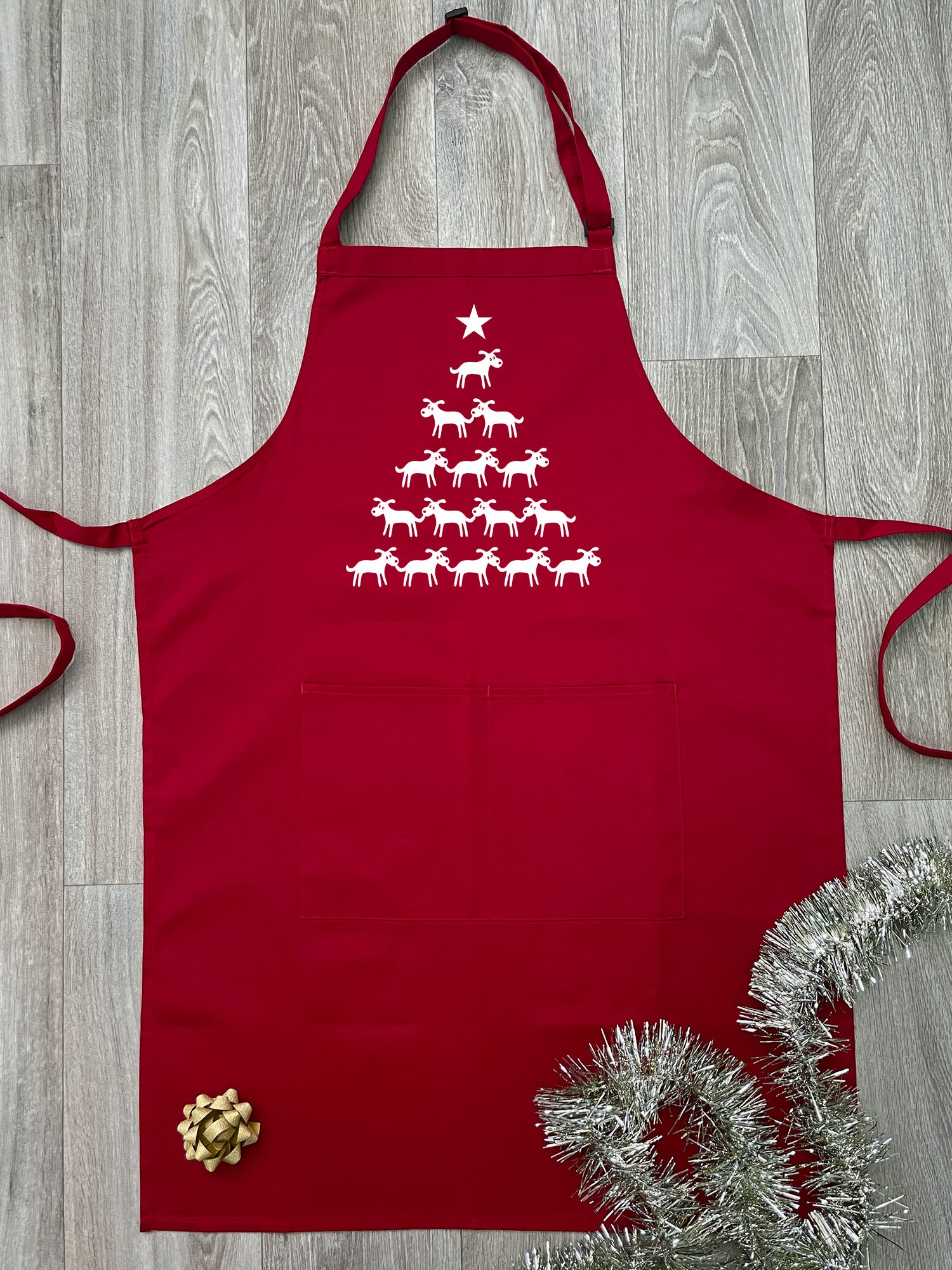 K9 Christmas Tree Bib Apron
