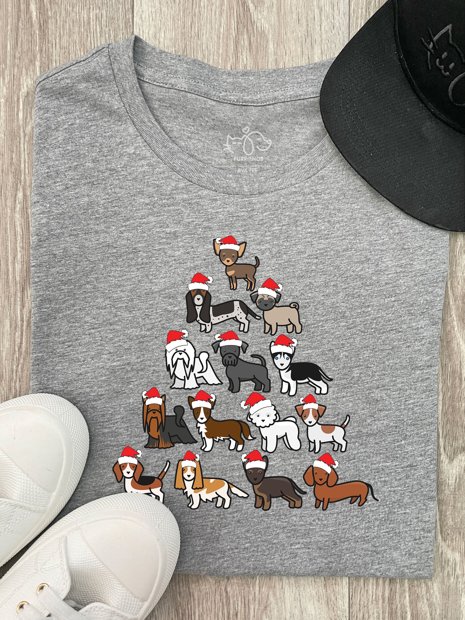 Merry Woofmas Tree Ava Women's Regular Fit Tee