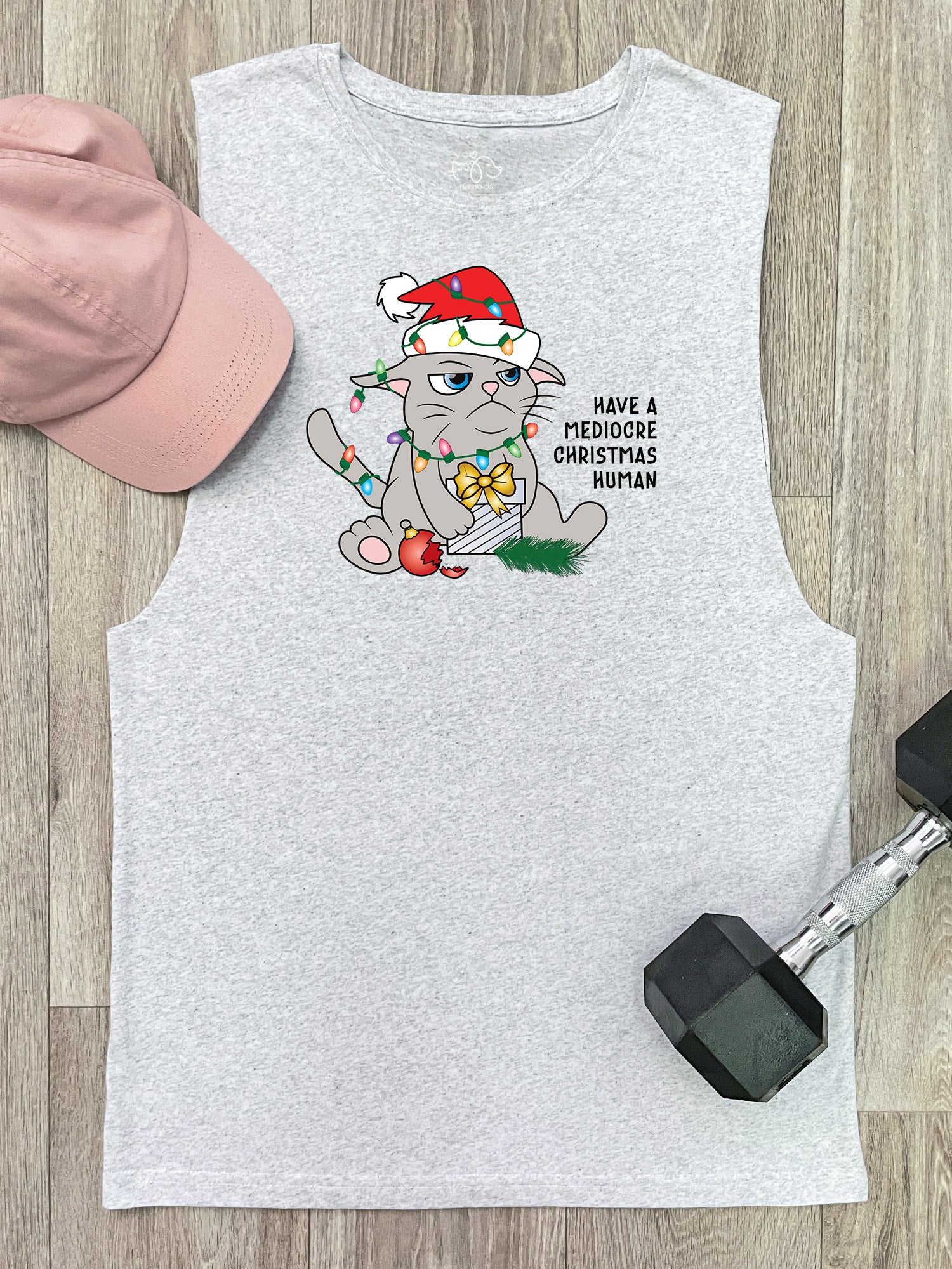 Mediocre Christmas Axel Drop Armhole Muscle Tank