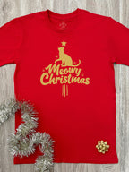 Meowy Christmas Essential Unisex Tee