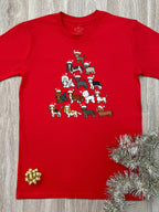 Merry Woofmas Tree Essential Unisex Tee