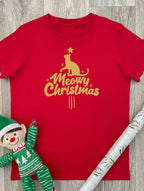 Meowy Christmas Youth Tee