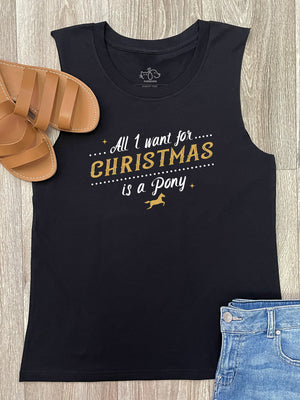 All I Want For Christmas Is A Pony Marley Tank
