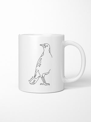 Australian Magpie Ceramic Mug