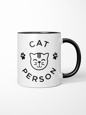Cat Person Ceramic Mug