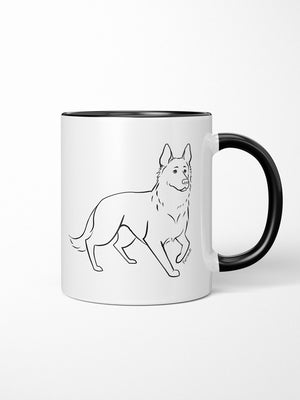 German Shepherd Ceramic Mug