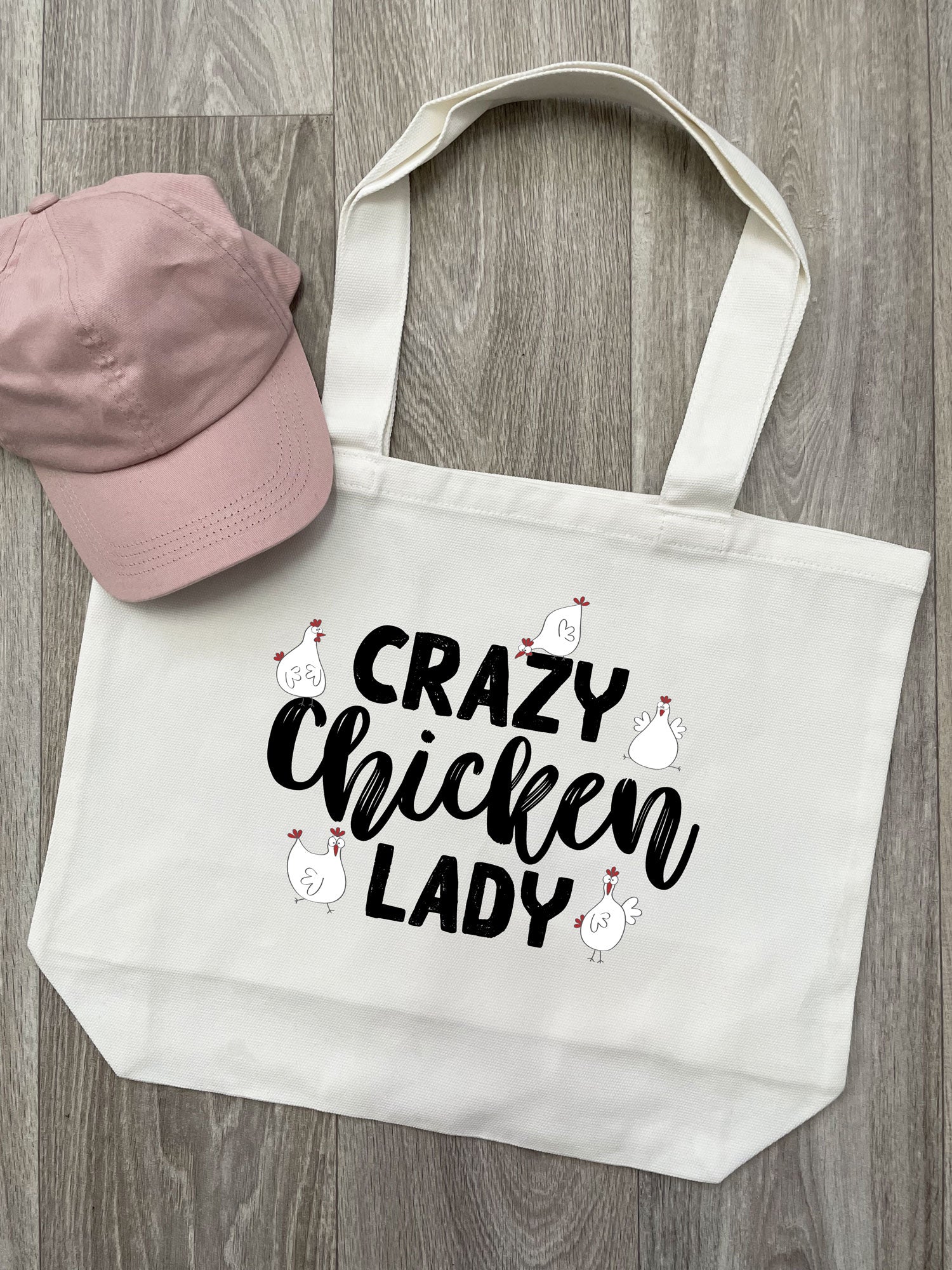Crazy Chicken Lady Stella Tote Bag