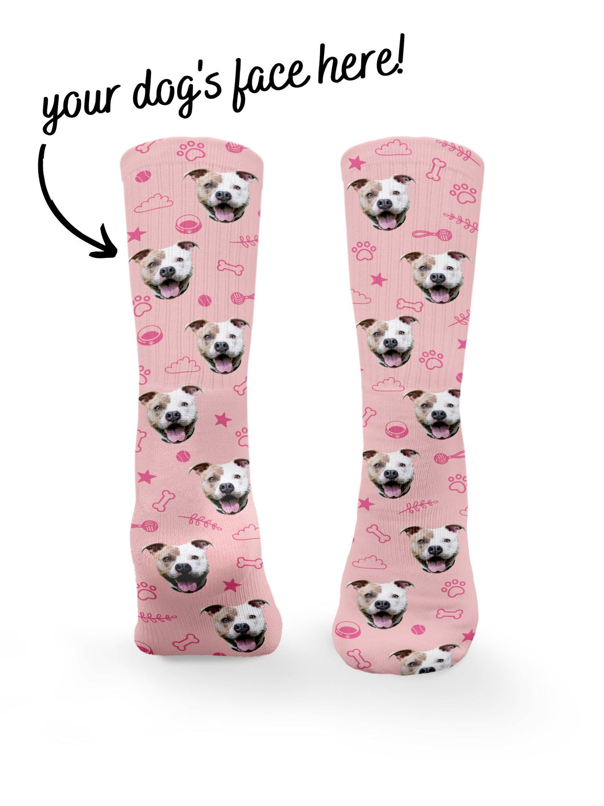 Photo of your deals dog on socks