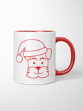 Eggnog The Dog Ceramic Two Tone Mug