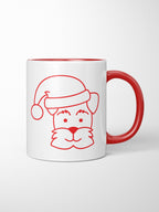 Eggnog The Dog Ceramic Two Tone Mug