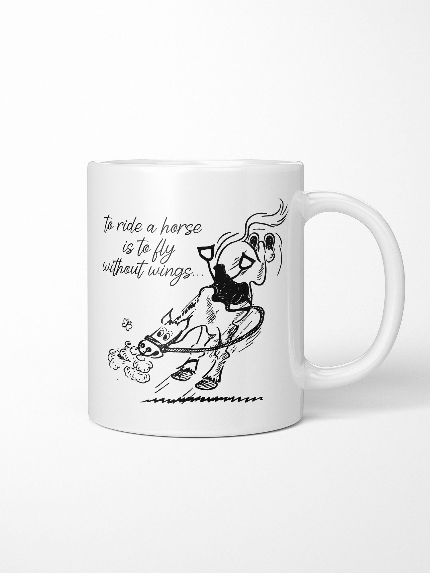 Fly Without Wings Ceramic Mug
