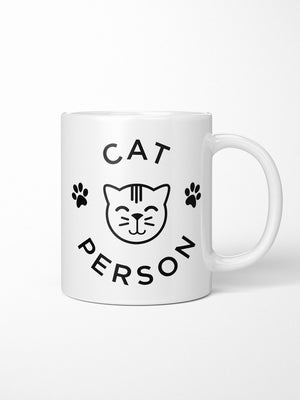 Cat Person Ceramic Mug