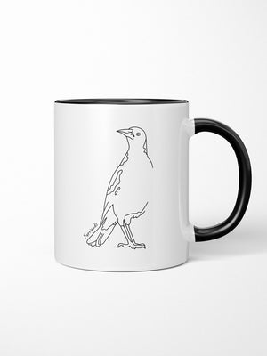 Australian Magpie Ceramic Mug