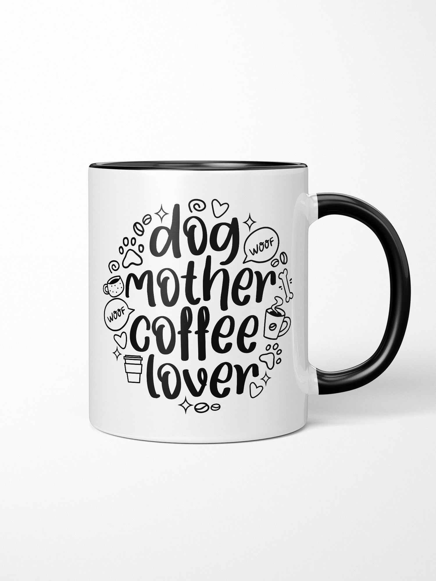 Dog Mother Coffee Lover Ceramic Mug
