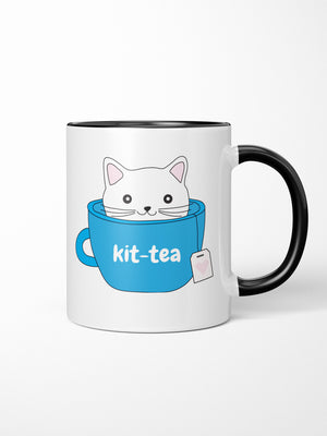 Kit-Tea Cat Ceramic Mug