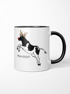 Moo-dolph Ceramic Two Tone Mug