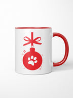 Pet Lovers Christmas Ceramic Two Tone Mug