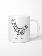 Peck You In The Face Ceramic Mug