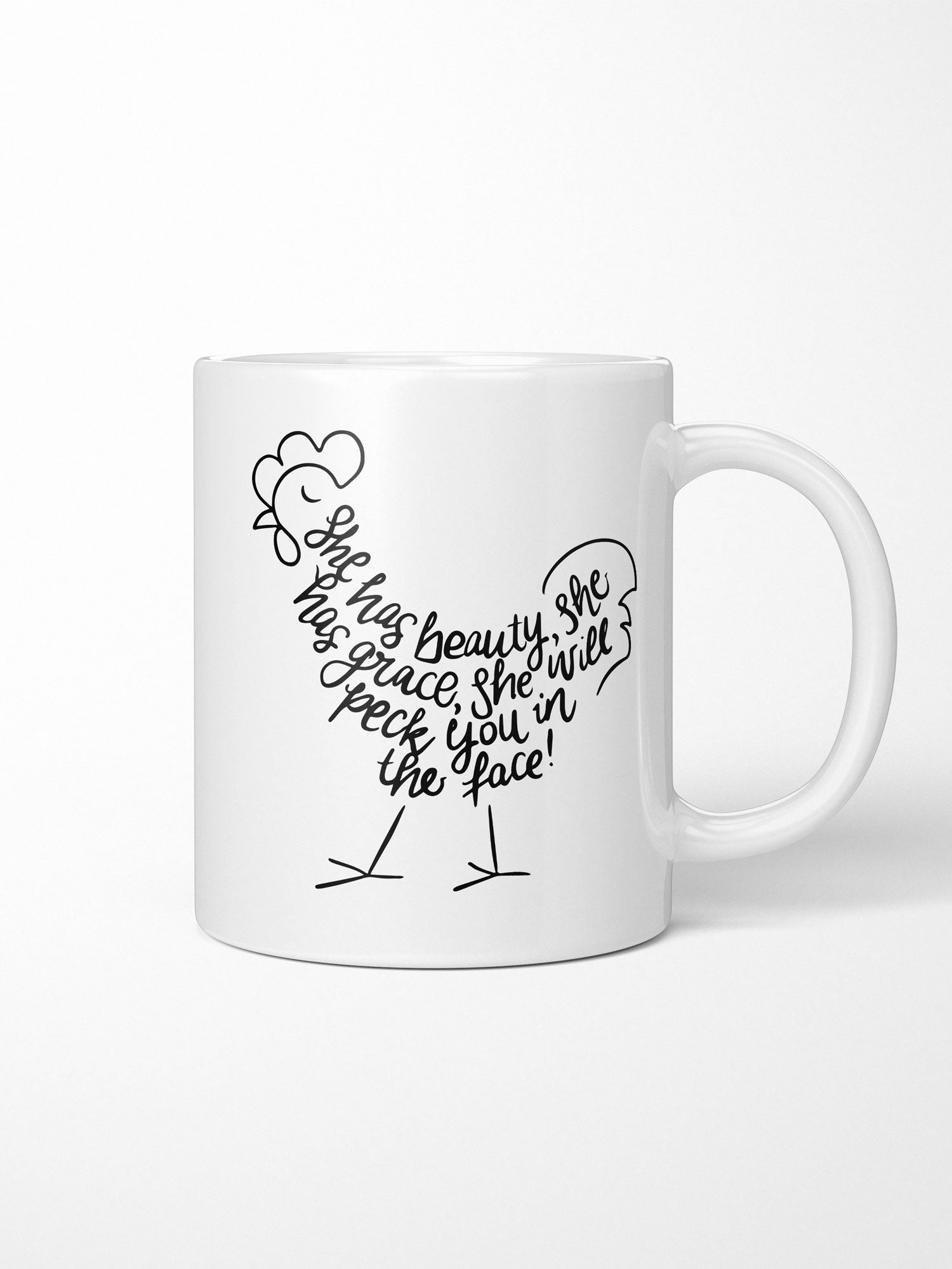 Peck You In The Face Ceramic Mug