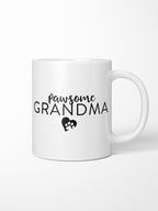 Pawsome Grandma Ceramic Mug