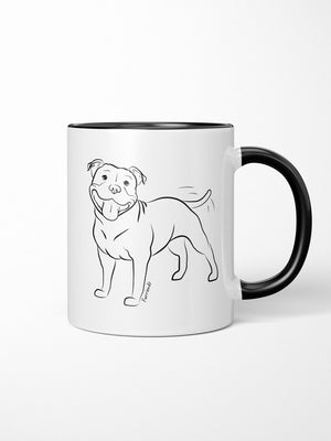 Staffordshire Bull Terrier Ceramic Mug